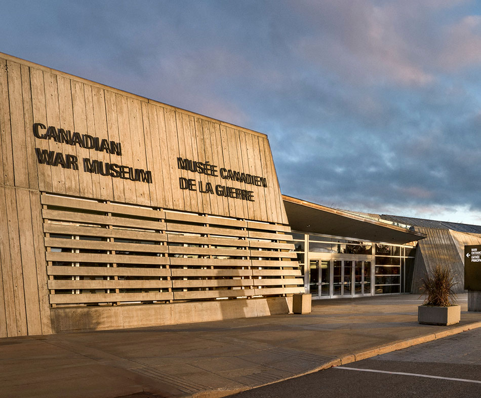 Photo of the building of the Canadian War Museum