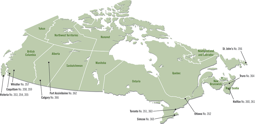 Map of Canada