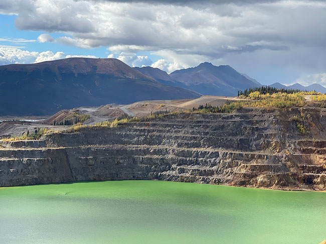 Site of the Faro Mine in the Northwest Territories