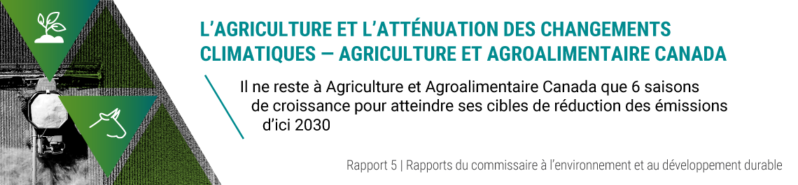 Rapport 5 — L’agriculture et l’atténuation des changements climatiques — Agriculture et Agroalimentaire Canada