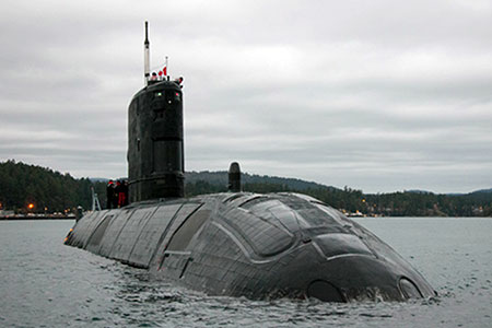 This photograph shows a Victoria-class submarines