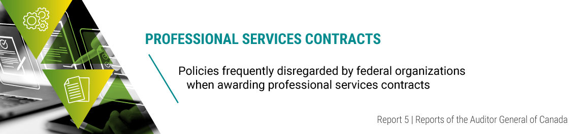 Report 5—Professional Services Contracts